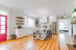 1x10x12 wide plank new heart pine flooring